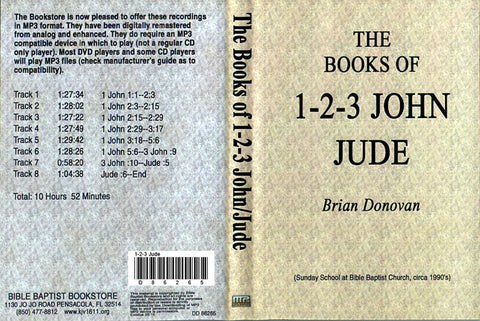Brian Donovan: 1 John through Jude - MP3