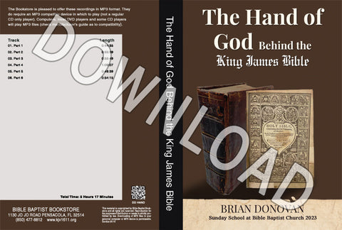 Brian Donovan: The Hand of God Behind the King James Bible - Downloadable MP3