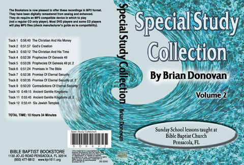 Brian Donovan: Special Study Collection Volume 2 - MP3