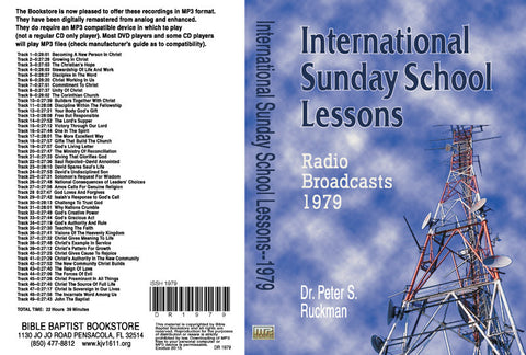 International Sunday School Lessons 1979 - MP3