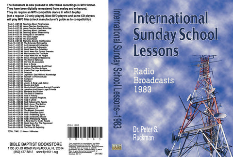 International Sunday School Lessons 1983 - MP3