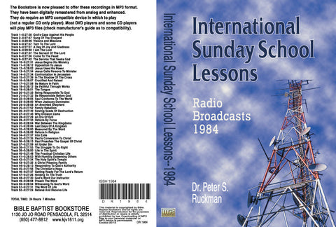 International Sunday School Lessons 1984 - MP3
