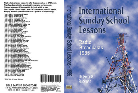 International Sunday School Lessons 1985 - MP3