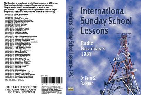 International Sunday School Lessons 1987 - MP3