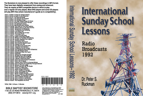 International Sunday School Lessons 1992 - MP3