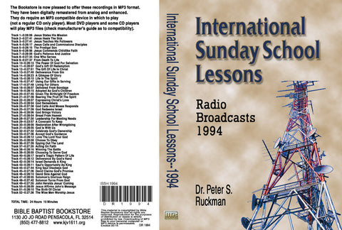 International Sunday School Lessons 1994 - MP3
