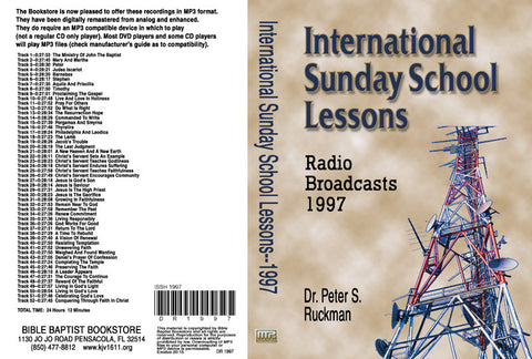 International Sunday School Lessons 1997 - MP3