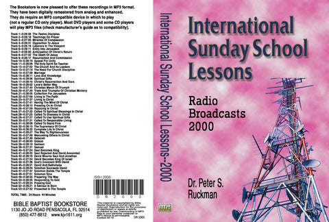 International Sunday School Lessons 2000 - MP3
