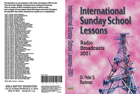 International Sunday School Lessons 2001 - MP3