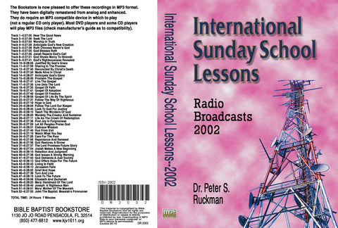 International Sunday School Lessons 2002 - MP3