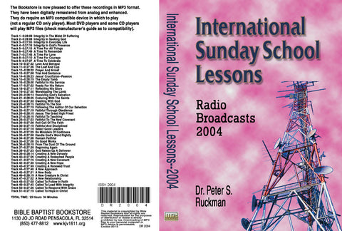 International Sunday School Lessons 2004 - MP3