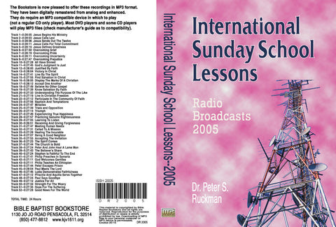 International Sunday School Lessons 2005 - MP3