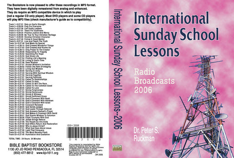 International Sunday School Lessons 2006 - MP3