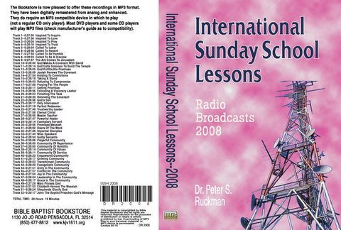 International Sunday School Lessons 2008 - MP3