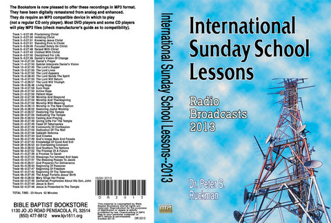 International Sunday School Lessons 2013 - MP3