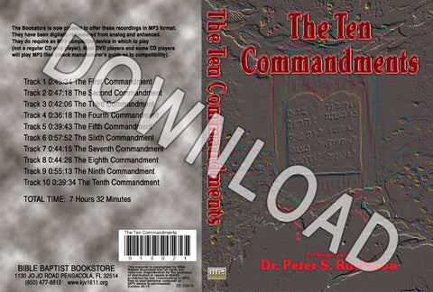 The Ten Commandments - Downloadable MP3