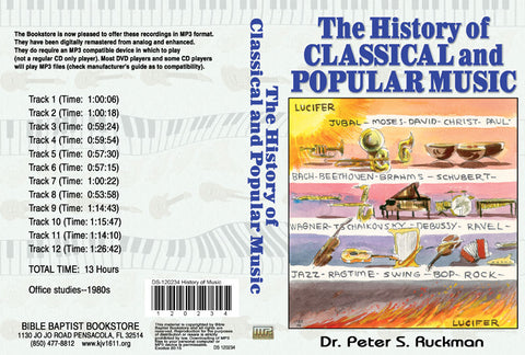 History of Classical  and Popular Music - MP3