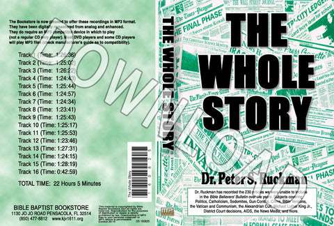 The Whole Story - Downloadable MP3