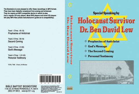 Holocaust Survivor - Dr. Ben David Lew