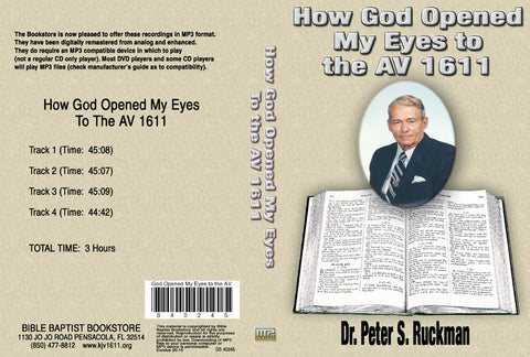 How God Opened My Eyes - MP3