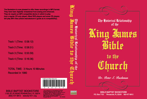 Historical Relationship of the King James Bible to the Church - MP3