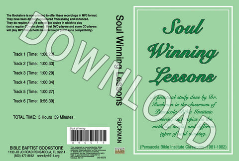 Soulwinning Lessons - Downloadable MP3