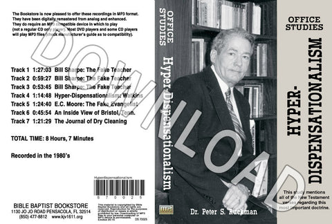 Hyper-Dispensationalism - Downloadable MP3