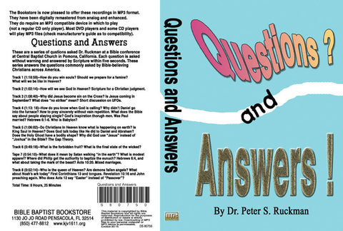Questions and Answers - MP3