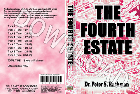 The Fourth Estate - Downloadable MP3