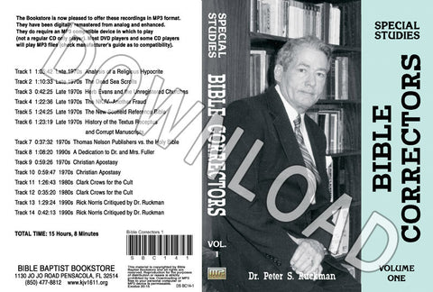 Bible Correctors, Volume 1 - Downloadable MP3