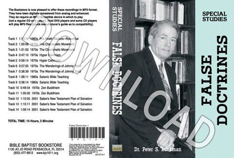 False Doctrines - Downloadable MP3