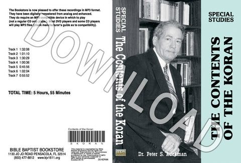 The Contents of the Koran -  Downloadable MP3