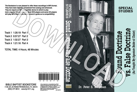 Sound Doctrine vs. False Doctrine - Downloadable MP3