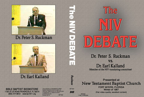 NIV Debate - DVD