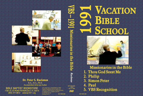 Missionaries in the Bible - 1991 VBS - DVD
