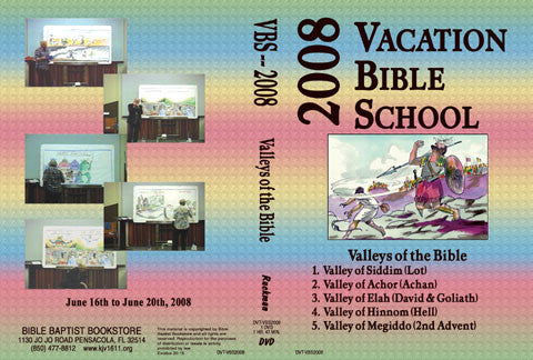 Valleys of the Bible - 2008 VBS - DVD