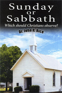Sunday or Sabbath