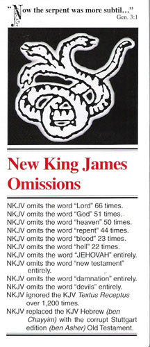 New King James Bible Omissions - Tract