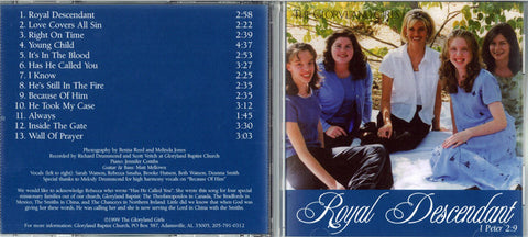 Royal Descendants - Gloryland Girls CD
