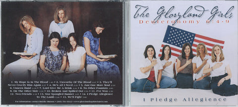 I Pledge Allegiance - Gloryland Girls CD