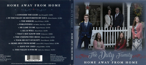 The Duty Family: Home Away From Home - CD