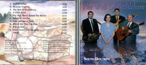 The Well of Bethlehem - Sound Doctrine CD