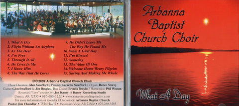 What a Day - Choir CD