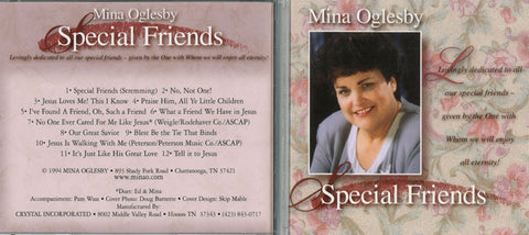 Special Friends - Mina Oglesby CD