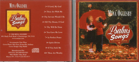Psalms and Songs - Mina Oglesby CD
