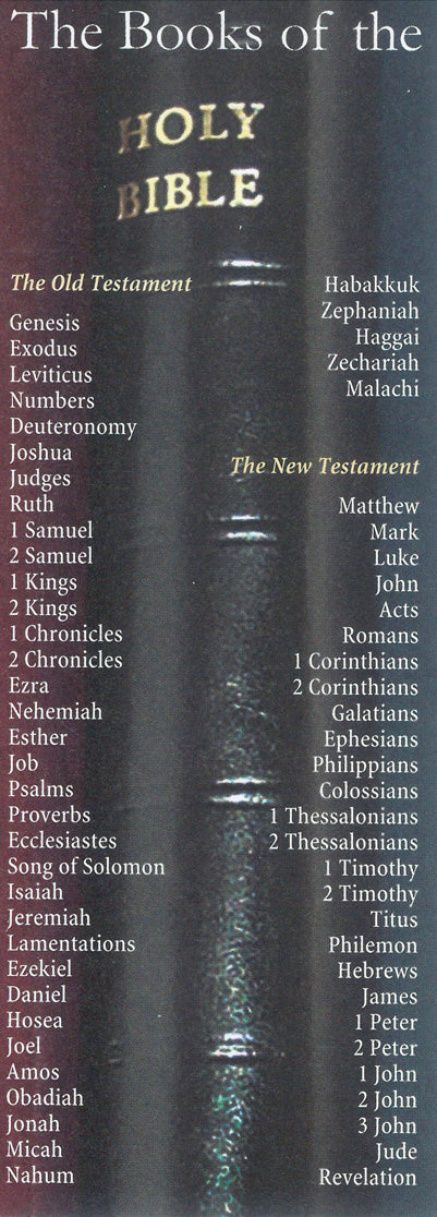 Bookmark: Books of the Bible (10 pk)