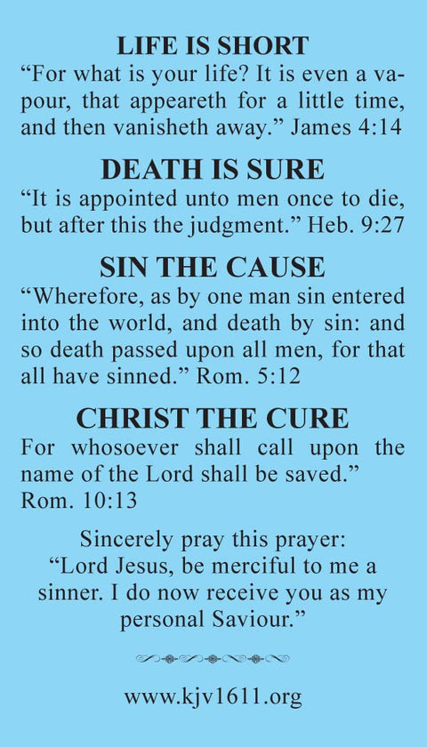 Business Card Tract - John 3:18 (Qty. 100)