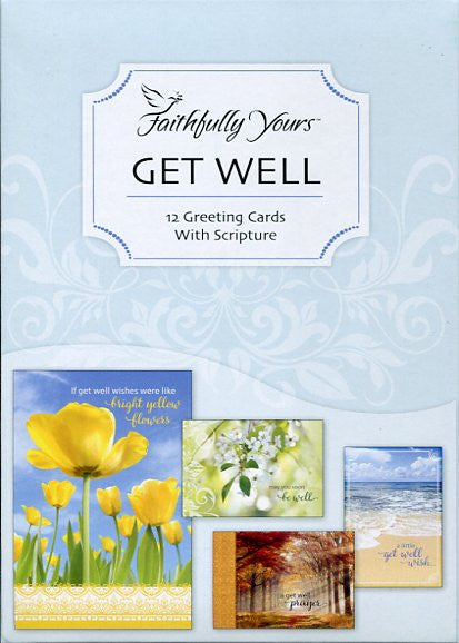 Greeting Cards - Get Well Thoughts of You (12-Pack)
