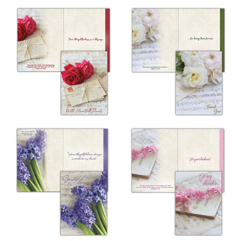 Greeting Cards - Thank You Heartfelt Thanks (12-Pack)