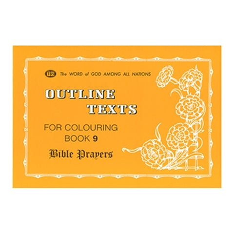 Outline Texts for Coloring - Bible Prayers